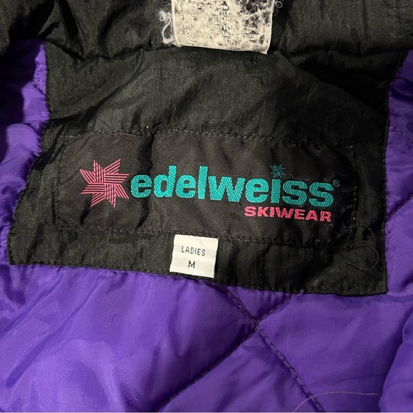 Vintage 80s/90s edelweiss Ski Jacket Size Medium - Picture 4 of 6
